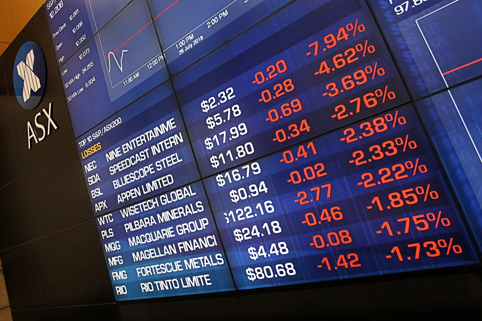 New Zealand shares fell nearly 1.5 per cent on Monday. The Australian stock market was closed for a public holiday.