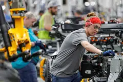 US BUSINESS activity slowed moderately in May as higher prices cooled demand for services while renewed supply constraints because of Covid-19 lockdowns in China and the ongoing conflict in Ukraine hampered production at factories.