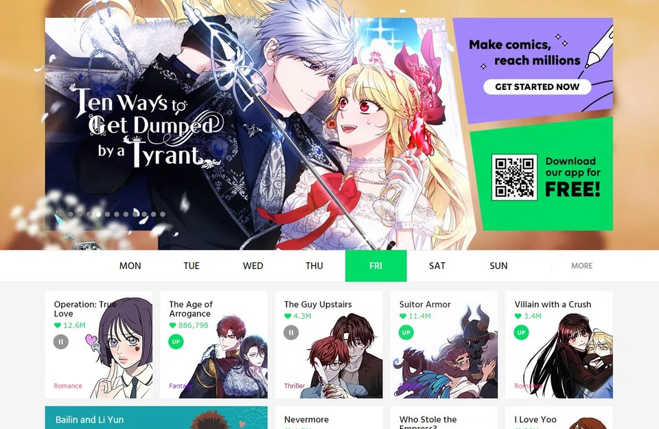 Today webtoons are considered one of Korea’s more successful cultural exports alongside K-pop and drama series, driving business for Naver and rival Kakao Corp. 