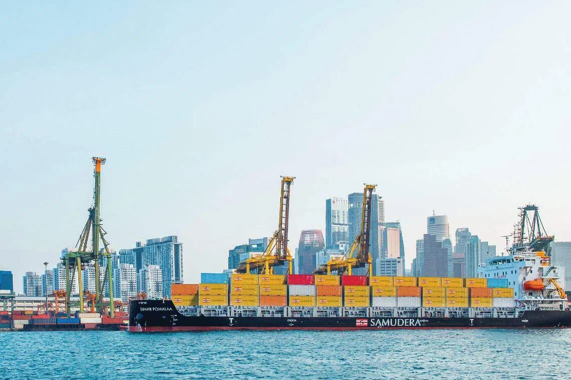 Samudera Shipping's earnings per share for FY2023 stands at US$0.1881, down from US$0.5985 the previous year.