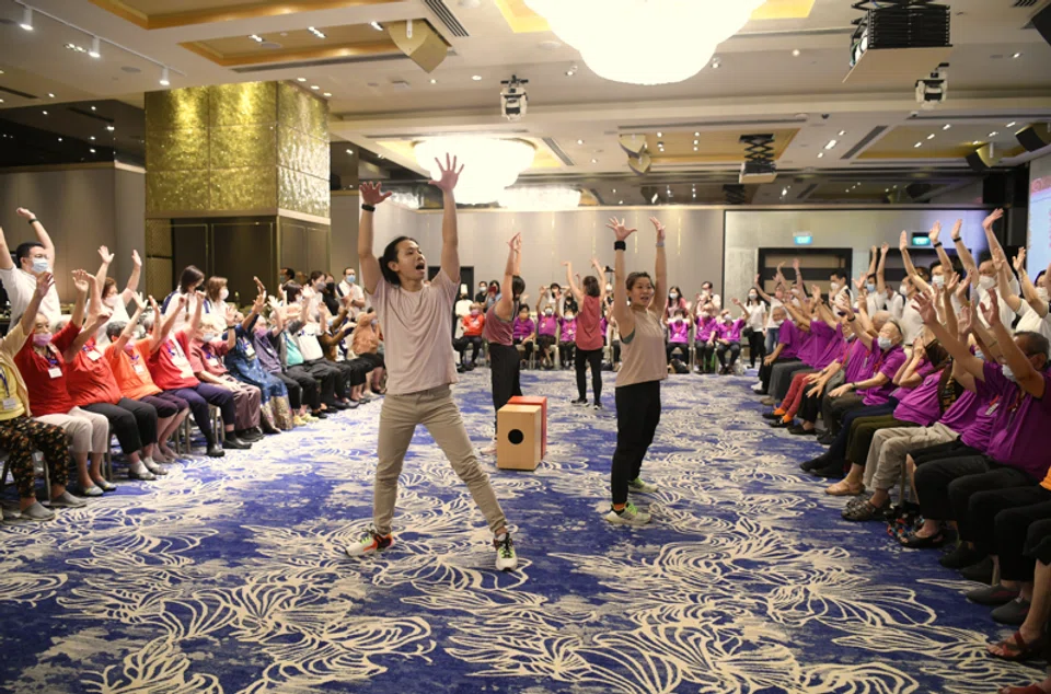 Silver Sports Day includes a specially customised workout programme that tests seniors' mobility, motor control and hand-eye coordination.