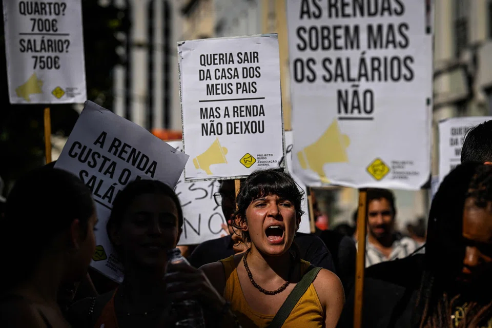 Thousands of Portuguese on Saturday (Sep 30) protest against soaring rents and house prices stoked by growing gentrification and record tourism.