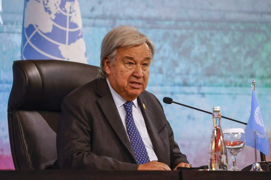 “It is long past time to move in a determined, irreversible way towards a two-state solution, on the basis of United Nations resolutions and international law,” says UN Secretary General Antonio Guterres.
