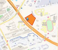 The Clementi Ave 1 site has an area of 13,451.1 sq m and can potentially yield 500 housing units.