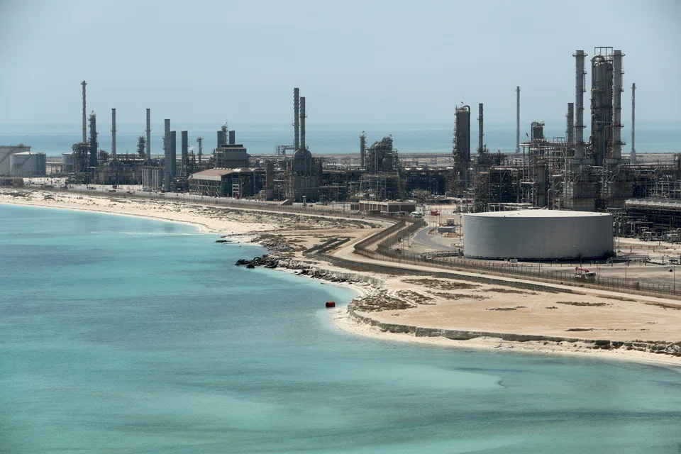 Saudi Aramco's Ras Tanura oil refinery and oil terminal; the country has announced a raft of investment targets as it looks to wean the economy off a reliance on oil sales by developing new industries. 