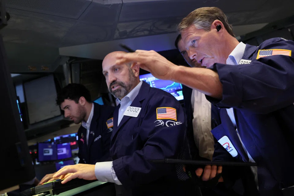 The Dow Jones Industrial Average falls 9.29 points, or 0.03 per cent, at the open to 34,499.74.