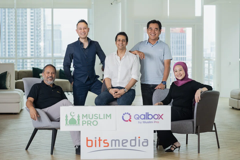 From left: Jamaludin Bujang, managing partner of Gobi (Malaysia); Johan Rozali-Wathooth, founder and CEO of Bintang;  Nafees Khundker, managing director of Bitsmedia;  Lee Chong Min, managing partner of CMIA Capital Partners; and Fara Abdullah, co-CEO of Bitsmedia.