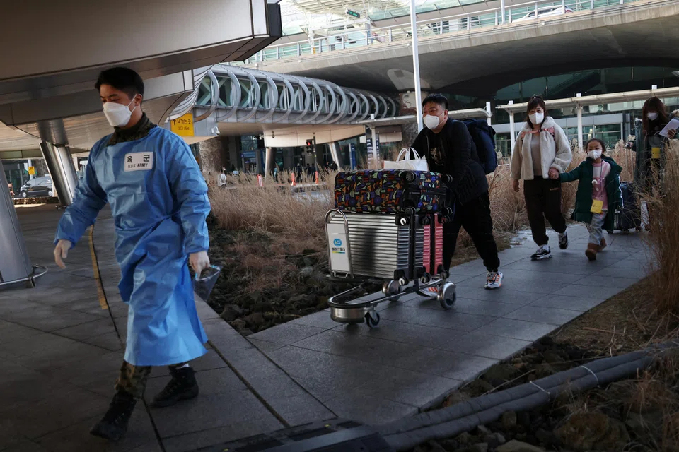 South Korea says additional easing of quarantine measures appears possible as the positive rate among arrivals from China has dropped from 18.4 per cent in the first week of January to 0.6 per cent in the third week of February.