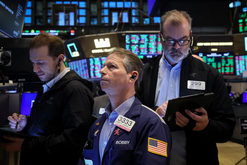 The Dow Jones Industrial Average falls 71.74 points, or 0.19 per cent, at the open to 38,448.10. 