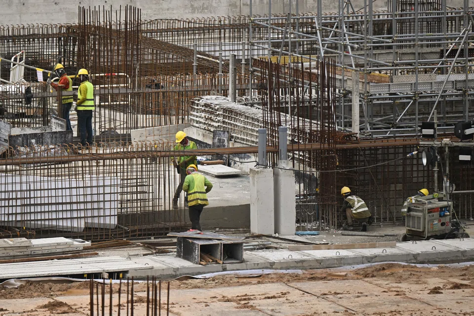 The bulk of Q1 2023's increase in non-resident workers came from the construction sector.