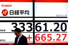 By 0151 GMT, the Nikkei index had risen 1.6 per cent to 34,316.66, crossing the 34,000 level for the first time since March 1990.