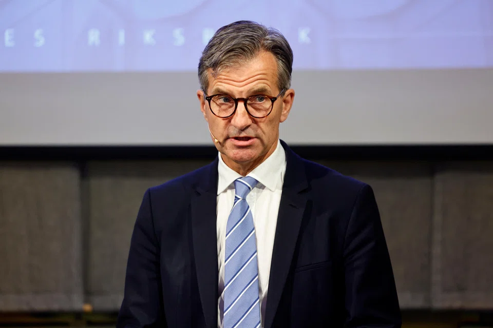 “My assessment is that the inflation risks are overall on the upside,” Riksbank governor Erik Thedeen says.