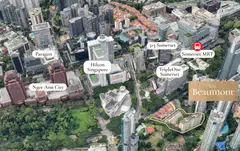 Sitting on a 74,739 square feet site, the freehold boutique development comprises 64 units spread across a 5-storey and a 10-storey tower.