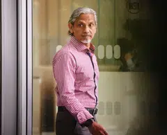 James Matthew Somasundram leaving the State Courts on Wednesday.