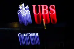 UBS is studying plans to sell the Swiss banking business of Credit Suisse in an initial public offering (IPO) after taking over its smaller rival, the sources say.