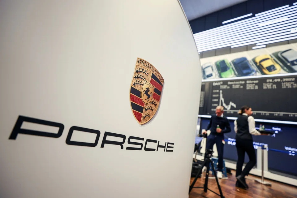 Porsche shares have risen to 93 euros, giving the sportscar brand a market valuation of 85 billion euros (S$119.6 billion).