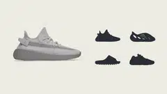 The offerings will include some of the most popular Yeezy designs, including the 350 V2 sneaker in steel gray.