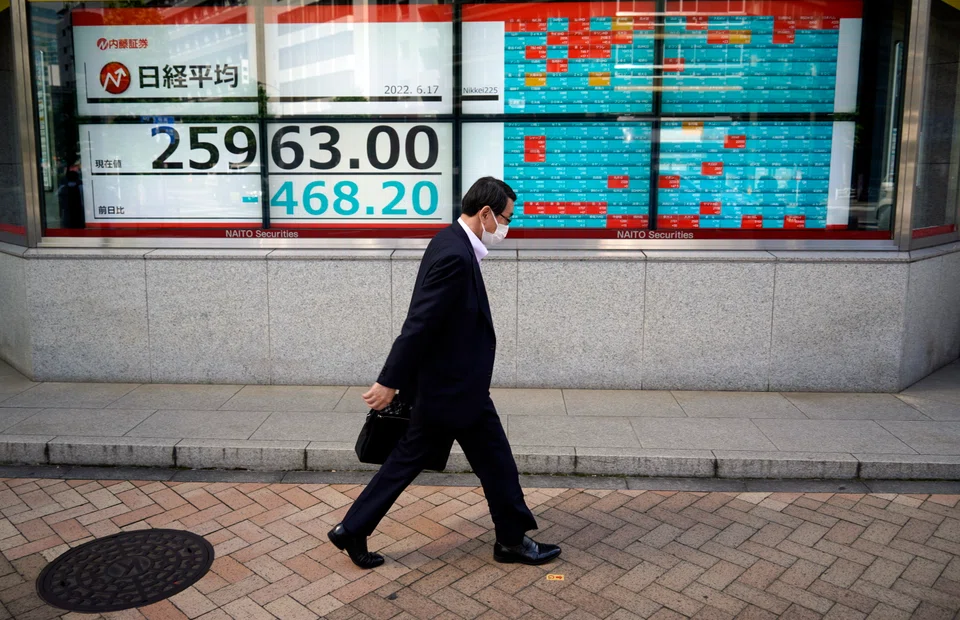 The Nikkei share average ended 0.91 per cent lower at 26,804.60. 