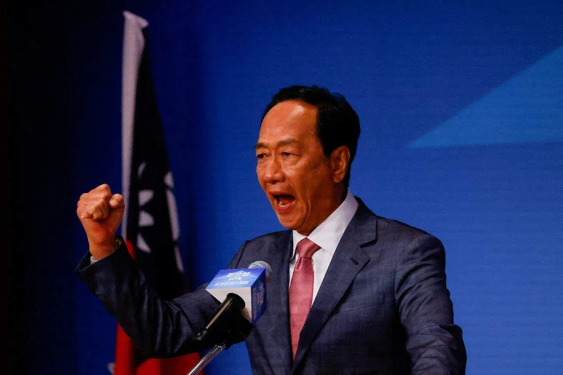 Terry Gou, Foxconn founder, needs some 290,000 signatures from eligible voters to secure his place on the ballot as an independent presidential candidate.