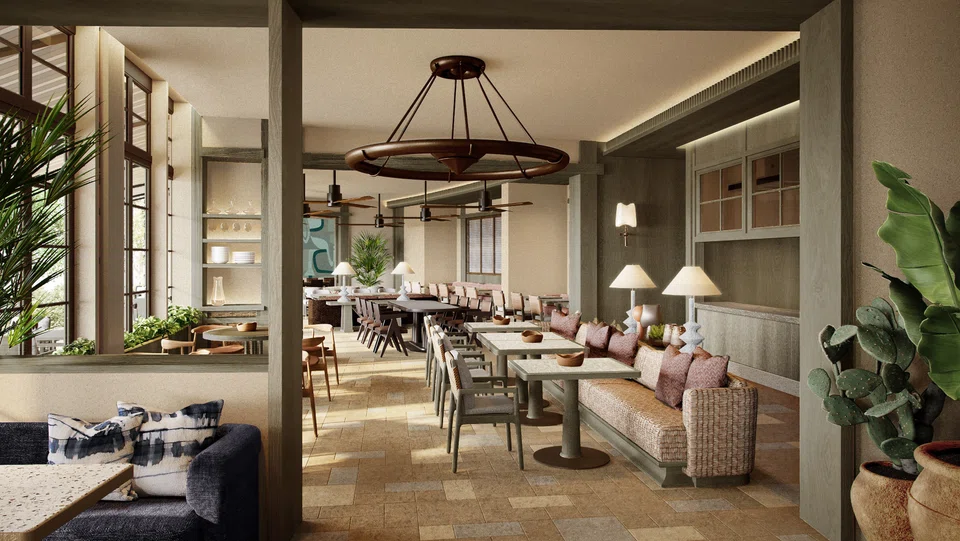 Fiamma's main dining room.