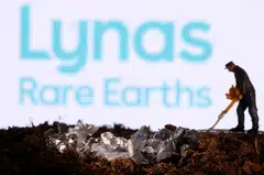 Lynas, the world’s largest producer of rare earths outside of China, said its sales revenue was A$157.5 million for the three-month period ended Jun 30.