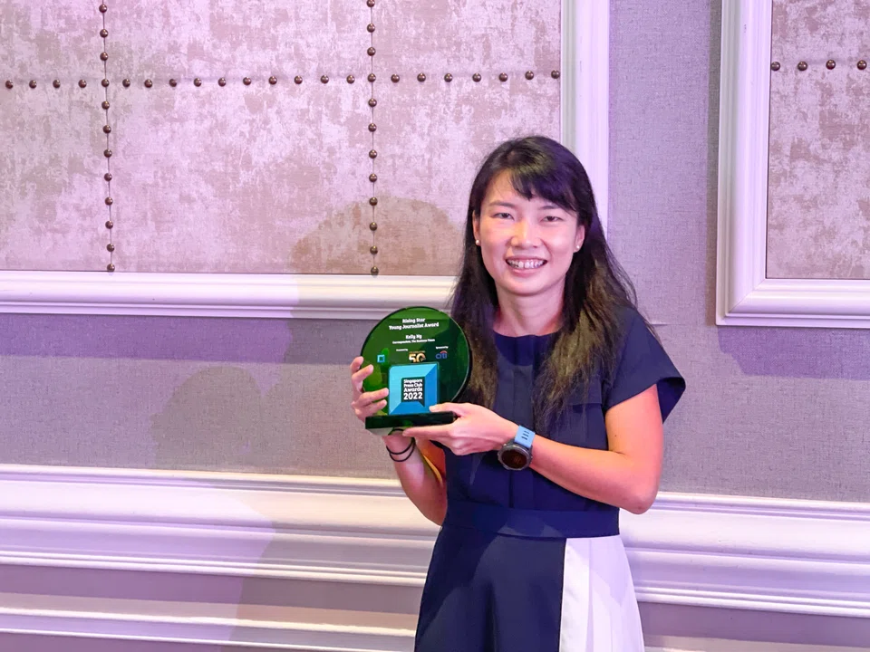 “I'm grateful to the support and mentorship of co-workers past and present - even, and maybe especially, the times we'd debated on issues close to our hearts,” said Kelly Ng, correspondent at The Business Times. 