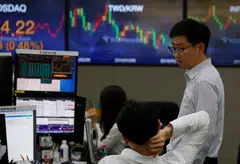 The benchmark Kospi ends 80.93 points or 3.37 per cent higher at 2,483.16.