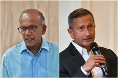In a statement on May 12, SLA gave details of how the properties came to be rented out by Cabinet ministers K Shanmugam (left) and Vivian Balakrishnan.