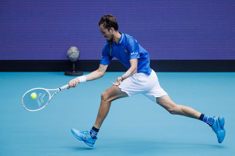 Medvedev has won 18 of his 19 titles, including the 2021 US Open, on hardcourts.