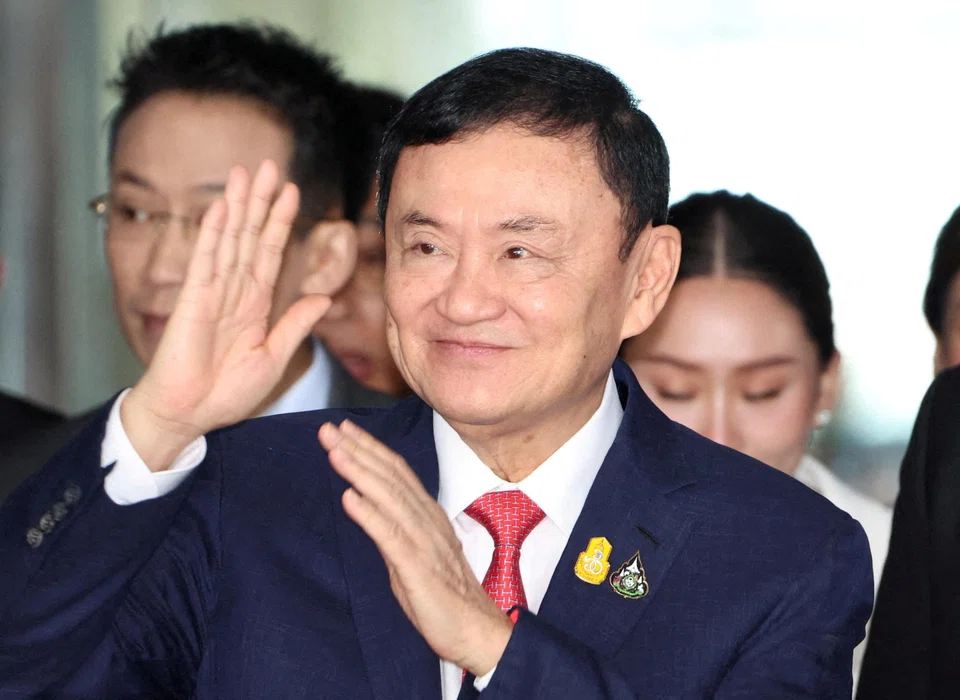 A file photo of Thaksin Shinawatra. Twice elected premier and ousted in a 2006 military coup, Thaksin went to the Bangkok City Pillar Shrine ahead of a trip to Chiang Mai in the kingdom’s north later in the day.