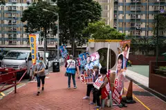 Sunday’s voting day stretched to midnight, after a rare 90-minute extension was granted, following a failure in the digital system used to confirm voters’ eligibility.