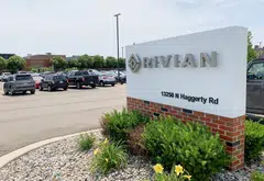 Rivian's shares fell nearly 7 per cent in after-hours trading.