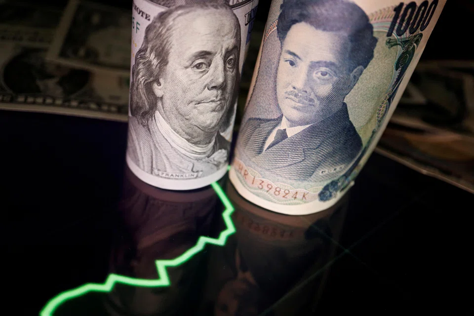 The yen has weakened 0.37 per cent to 144.86, after it touched its lowest level against the greenback since November on Friday.