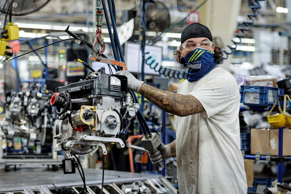 Manufacturing output rises 0.3 per cent last month, according to the Federal Reserve.