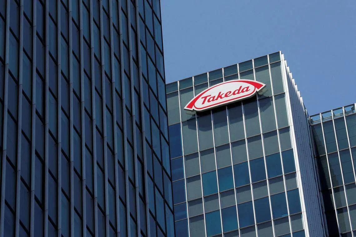 Takeda lowered its operating profit forecast to 225 billion yen (S$2.05 billion) in the financial year ending March 2024.