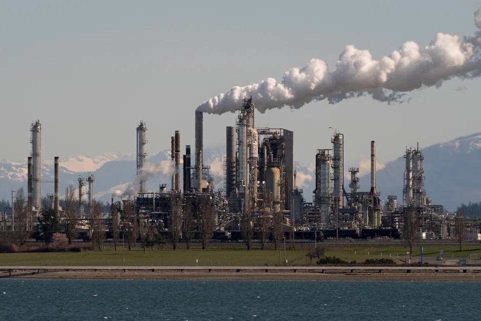 Marathon Petroleum's refinery in Washington state. America has again become the world’s top oil producer. 