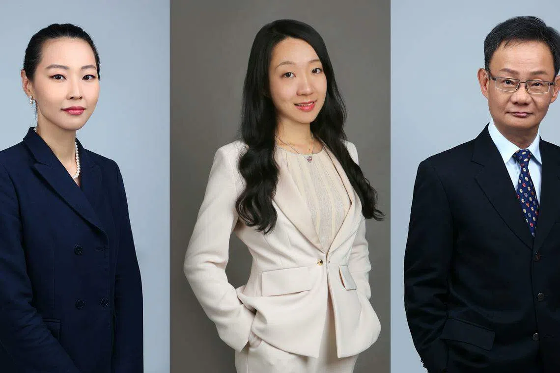 From left: AJJ Medtech chief strategy officer Zhang Yulei, chief executive officer Alice Zhao, and director of corporate partnerships Leslie Chua.  AJJ is ready to roll out its high-tech medical consumables and equipment to more customers in South-east Asia., says Zhao.