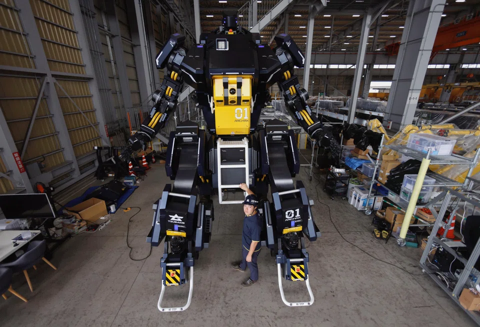 The 3.2-tonne robot, which will be unveiled at the Japan Mobility Show later this month, has two modes: the upright “robot mode” and a “vehicle mode” in which it can travel up to 10 kilometres per hour.