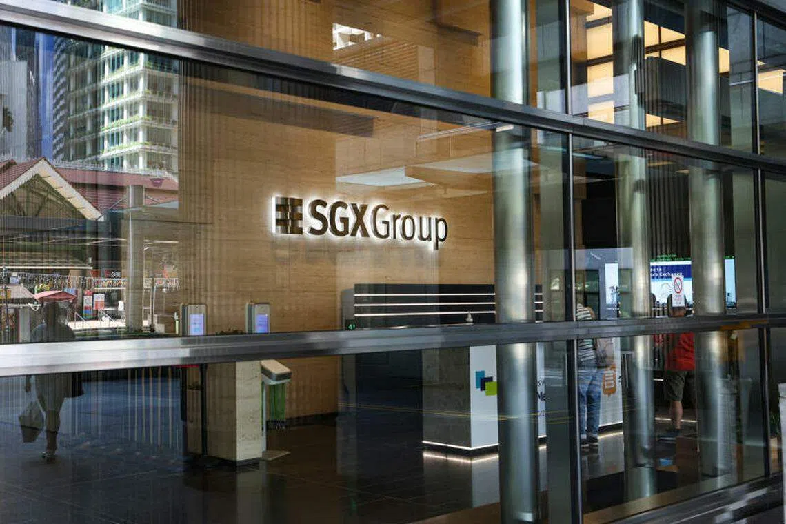 Losers outpace gainers 30 to 79 as 71.5 million securities worth S$65.1 million change hands.