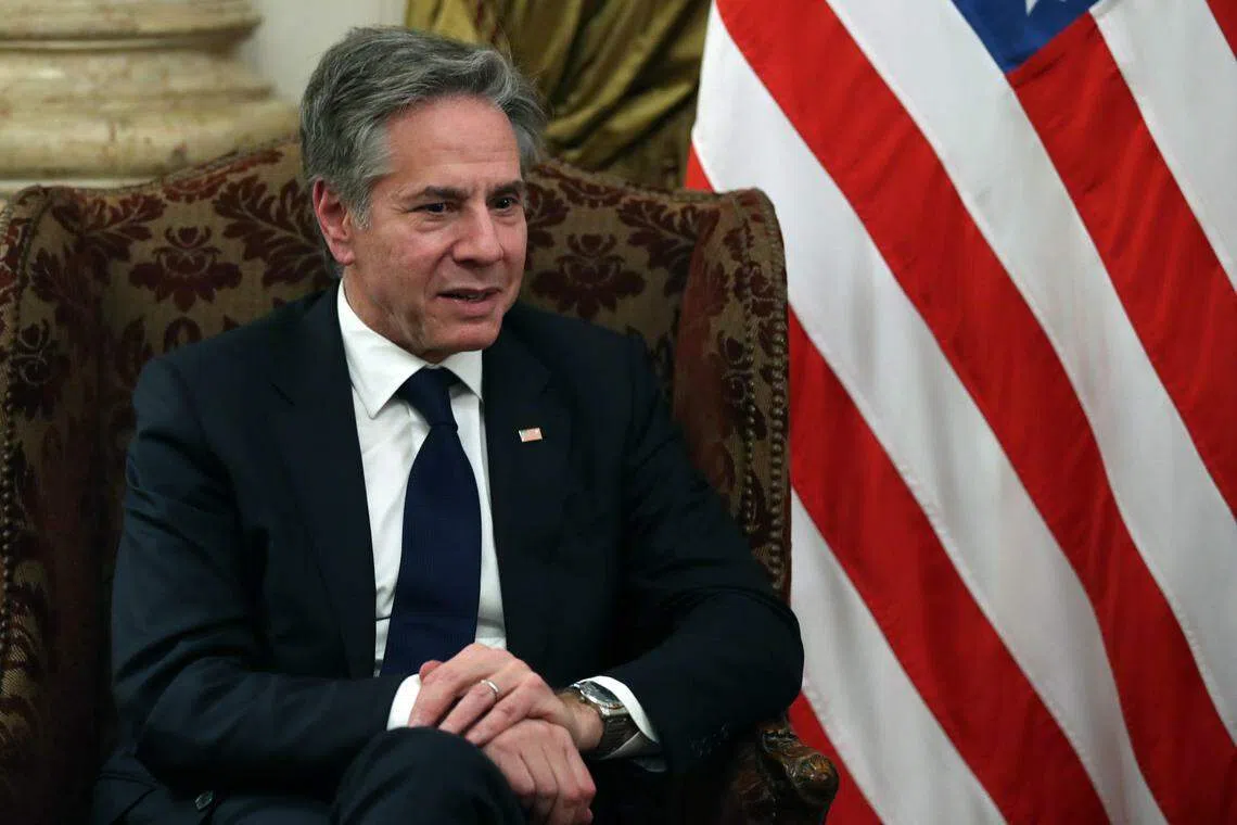 Secretary of State Antony Blinken says the Department of State is announcing that it is taking steps to impose new visa restrictions on multiple Hong Kong officials. 