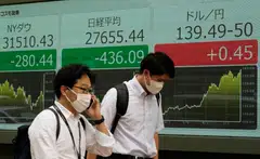 Tokyo fell more than 1.0 per cent on traders’ first day back from a long weekend.