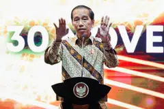 Indonesian President Joko Widodo says his country won't follow a purely open economic model that he blamed for undercutting Latin America's growth prospects for decades.