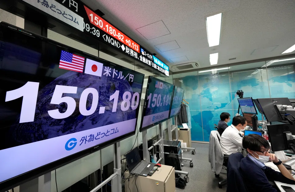 The currency whipsawed early in the day, surging to as much as 145.56 per dollar before weakening once more to around the 149 level.