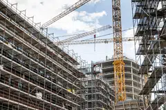 A slump in German property prices and a subsequent jump in loan-to-value ratios have spurred worries about refinancing, making real estate the worst-performing sector in Europe in the past year. 