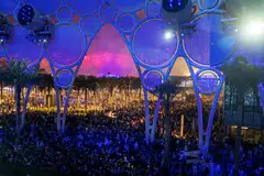 The closing ceremony of Expo 2020 Dubai in Al Wasl, Dubai, on Mar 31, 2022.  The Expo’s 192 country pavilions drew 24 million visits, despite the coronavirus pandemic that delayed the US$7 billion event by a year.
