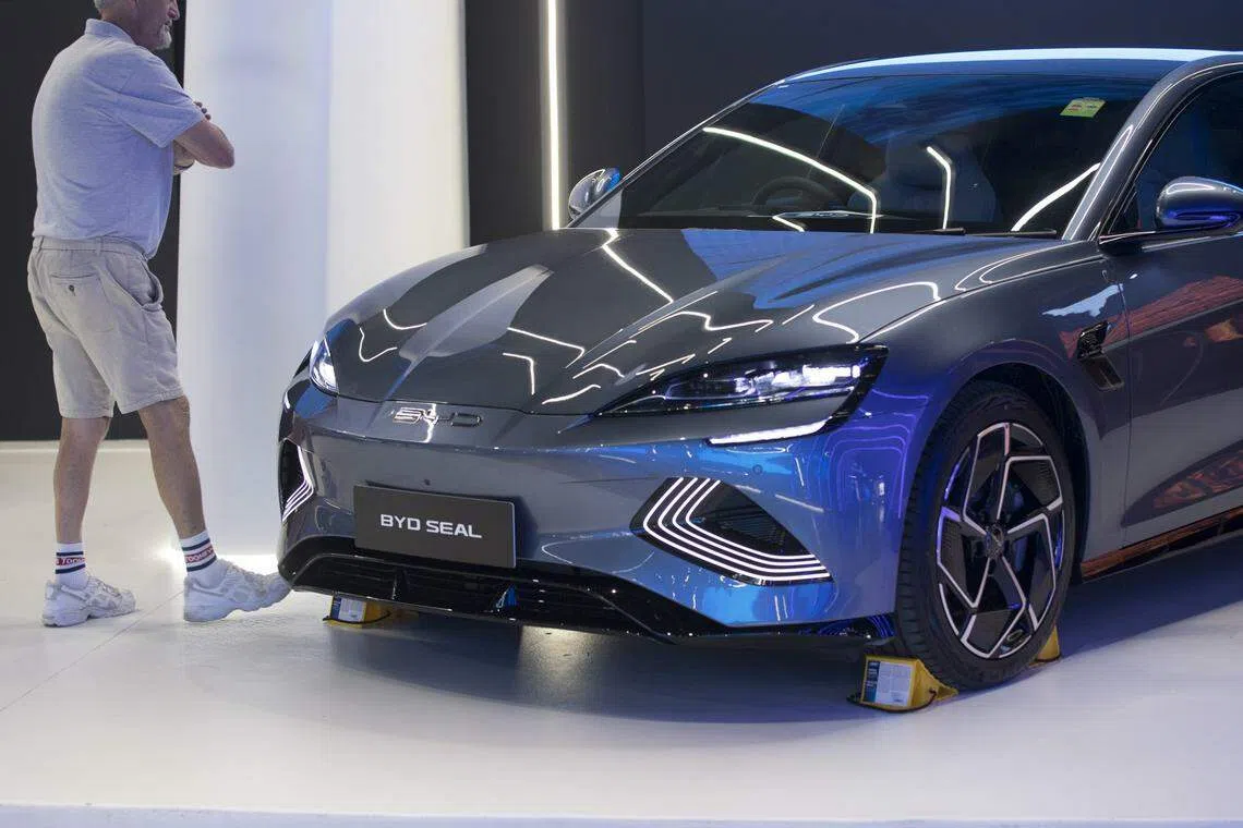 BYD, which overtook Tesla to become the world’s largest EV producer in late 2023, saw sales jump 46 per cent year on year to 302,459 vehicles.