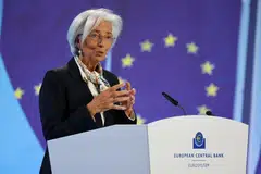 European Central Bank president Christine Lagarde says the ECB could not commit to a certain number of rate cuts even after it starts reducing borrowing costs.