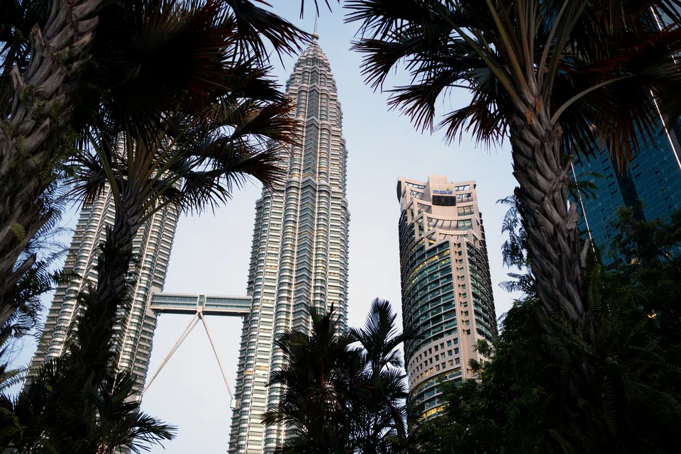 The Petronas Twin Towers in Kuala Lumpur, which houses the country office of Goldman Sachs. On the Malaysian bourse on Thursday (Sep 15), 2.623 billion lots worth RM2.667 billion changed hands.  