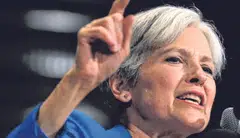 Green Party's Jill Stein n won just one per cent of the vote in 2016 but her share in several swing states was bigger than Donald Trump’s victory margin over Hillary Clinton.