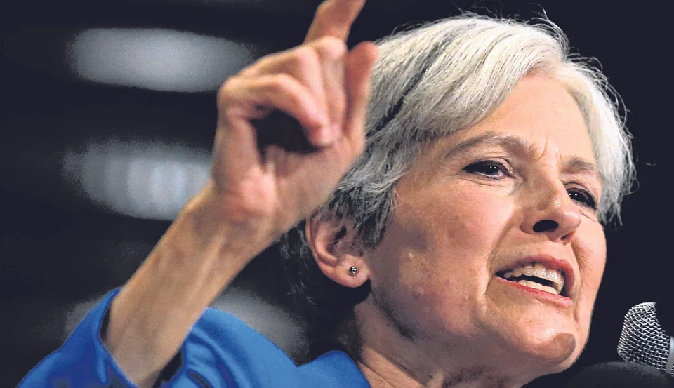 Green Party's Jill Stein n won just one per cent of the vote in 2016 but her share in several swing states was bigger than Donald Trump’s victory margin over Hillary Clinton.
